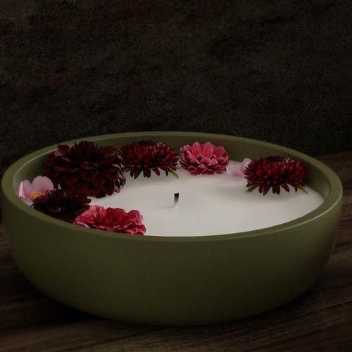 Diy Crystal Drip Glue Cement Candle Cup Mold Storage Bowl Storage Tray Candle Container Silicone Mould