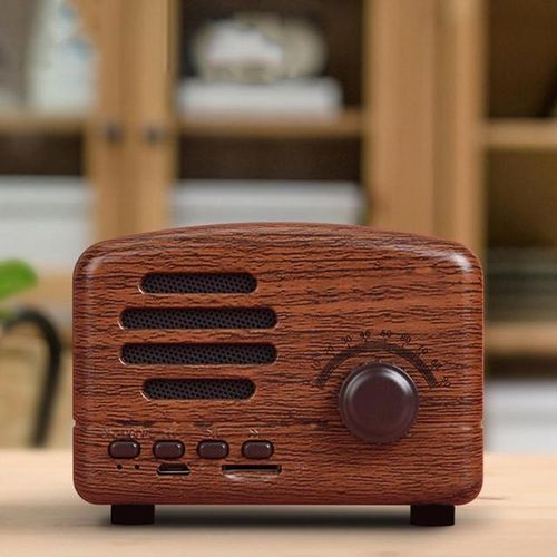 Bt01 Vintage Wireless Bluetooth Speakers Rechargeable Portable Speaker Subwoofer Music Player Loudspeaker Bluetooth Speakers