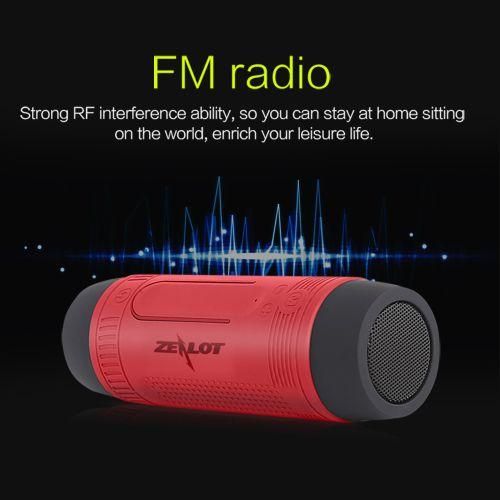 Zealot Bluetooth Speaker Radio PortableOutdoor Waterproof