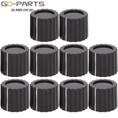 1715mm Plastic Set Pointer Rotary Knob For Marconi Instrument Guitar AMP Effect Pedal Stomp Box DJ Overdrive Mixer 6.4mm HoleBlack