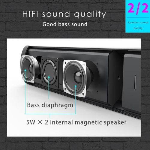 BS-41A Wall-mounted Bluetooth-compatible TV Soundbar-Black
