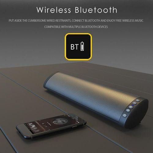 BS-41A Wall-mounted Bluetooth-compatible TV Soundbar-Black