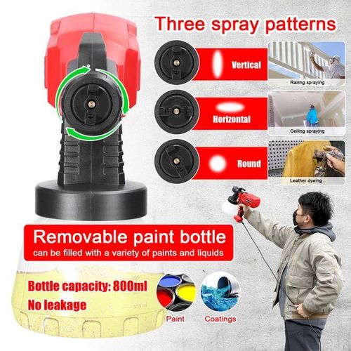 Electric Paint Spraying Machine 800ml Large Capacity Paint