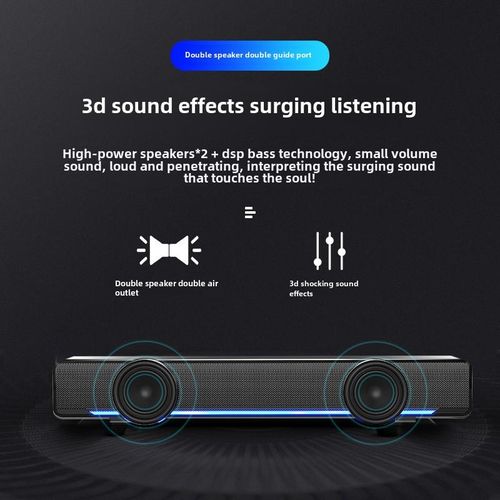 Computer TV sound desktop subwoofer home multimedia speakers long speaker super good sound quality