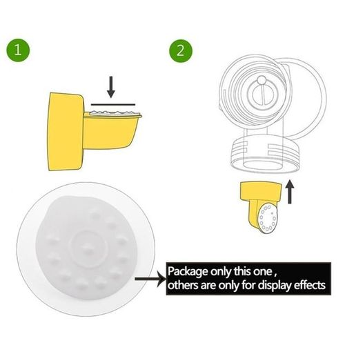 1/10Pcs Breast Repalcement Component Spare Membrane White for Swing Reliable Pumping Accessory