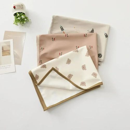 35*50 Baby Diaper Mat Soft PU Waterproof Leak Proof Washable Newborn Pad Changing Pad Liners Reusable Picnic Travel Mats