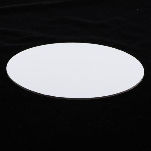 Round Blank Wood Stretched Canvas Panels Board Cotton For Oil Acrylic