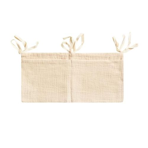 Baby Bedside Hanging Bags Milk Bottle Bibs Storage Bag Crib Organizer Bag Baby Diaper Bag Dormitory Bed Organizing Bag