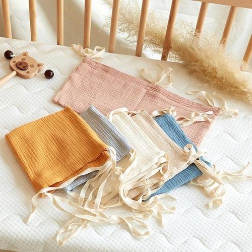 Baby Bedside Hanging Bags Milk Bottle Bibs Storage Bag Crib Organizer Bag Baby Diaper Bag Dormitory Bed Organizing Bag