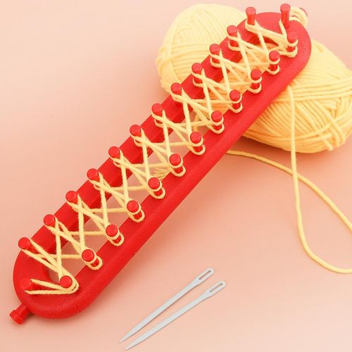 1 Set Knitting Loom Craft Yarn Kit Diy Tool Crochet Hook Hat Scarf Stitching Shawl Sweater Sock Blankets Knitter