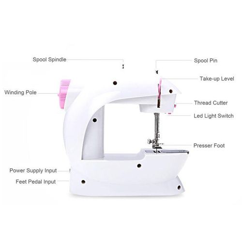 Mini Sewing Machine Home Use Multi-Functional Portable Electric Sewing Machine for Beginners NO5115