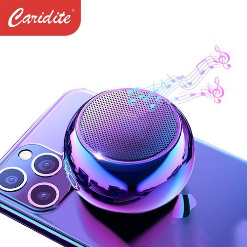 Caridite M3 Wireless Mini Bluetooth Speaker Subwoofer Portable Speaker Sports Speaker Small Steel Cannon Best Holiday