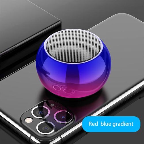 Caridite M3 Wireless Mini Bluetooth Speaker Subwoofer Portable Speaker Sports Speaker Small Steel Cannon Best Holiday
