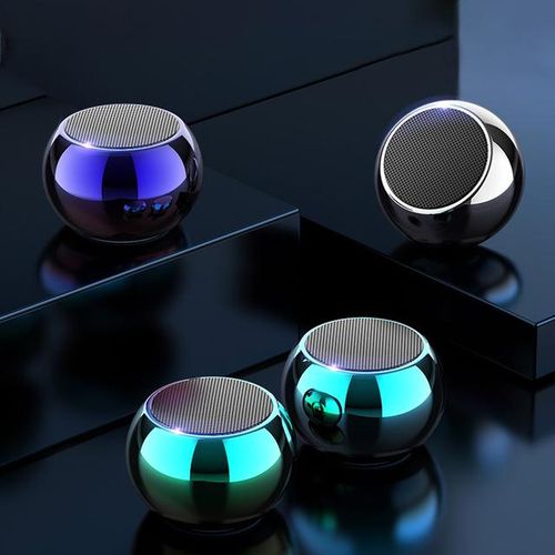 Caridite M3 Wireless Mini Bluetooth Speaker Subwoofer Portable Speaker Sports Speaker Small Steel Cannon Best Holiday