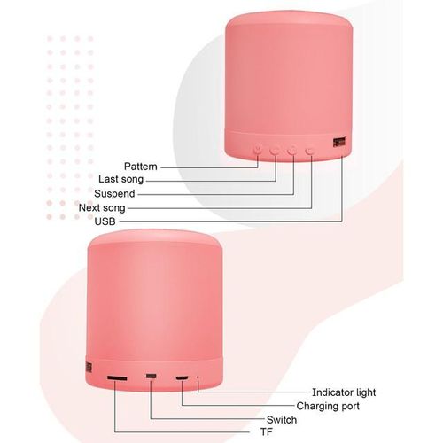 Wireless Speaker Bluetooth Sound Box Portable Usb Mini Colonne For Party Office Outdoor Avec Radio Fm Bt Aux Tf Usb U Disk