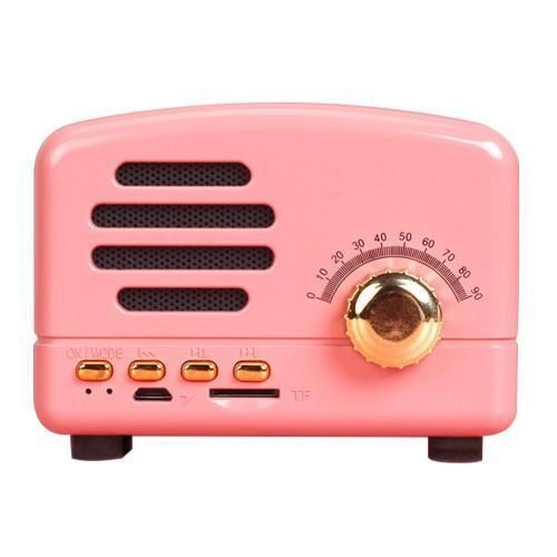 Bt01 Portable Vintage Speaker Wireless Mini Bluetooth 4.2 Loudspeaker Rechargeable Large Capacity Music Player For Home