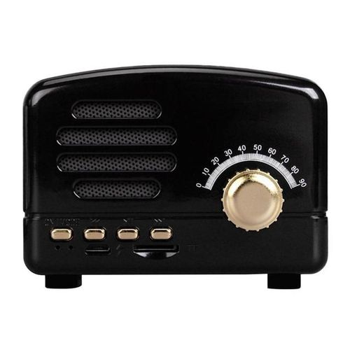 Bt01 Portable Vintage Speaker Wireless Mini Bluetooth 4.2 Loudspeaker Rechargeable Large Capacity Music Player For Home