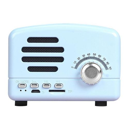Bt01 Portable Vintage Speaker Wireless Mini Bluetooth 4.2 Loudspeaker Rechargeable Large Capacity Music Player For Home