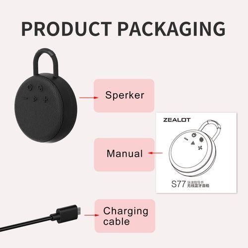 Zealot S77 Mini Speaker BT Wireless Waterproof IPX7