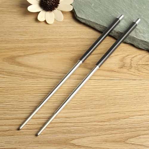 New Arrival 5 Pairs 304 stainless steel Japanese chopsticks set ECO-friendly metal chop sticks Sliver