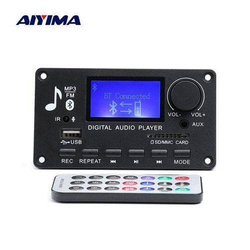 MP3  Board Audio DAC USB Player WMA WAV FLAC APE HiFi Lossless De With LCD Lyrics Display Recording TF FM
