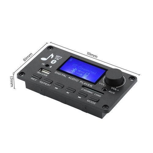 MP3  Board Audio DAC USB Player WMA WAV FLAC APE HiFi Lossless De With LCD Lyrics Display Recording TF FM