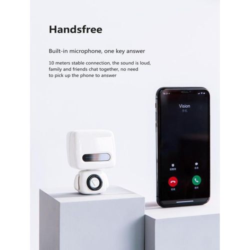 Robot Wireless Bluetooth Speaker Portable Loudspeaker With Mic Stereo Music Surround Outdoor Speaker Support Handsfree Calling