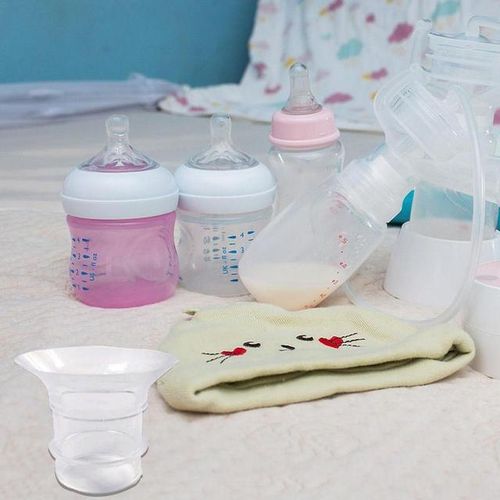Breast Pump Funnel Inserts Plug-in Different Caliber Size Converter Small Horn Adapter Nippls Milk Extractor Accessories
