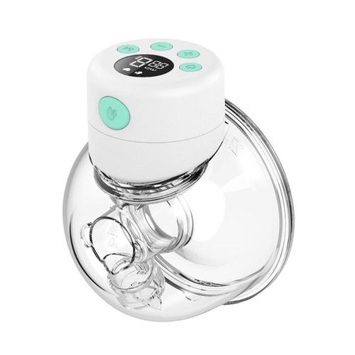 Smart Electric Wearable Breast Pump LED Display Portable Baby Silence Suction Cup Feeding Milk Half Bottles