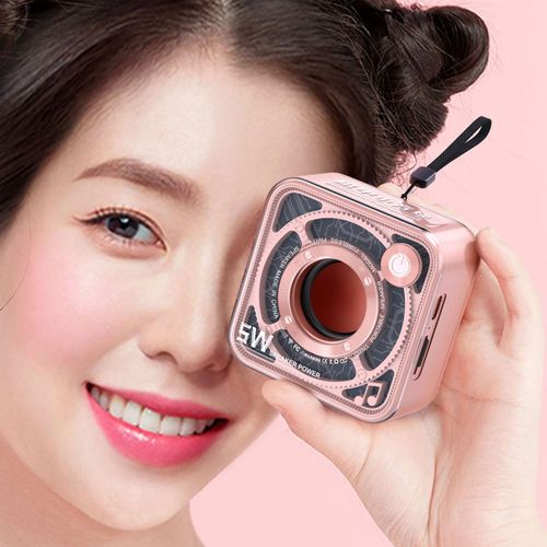 Future Mechanical Style Transparent Wireless Bluetooth Speaker Subwoofer Stereo Cyberpunk Speaker Gift For Girlfriend