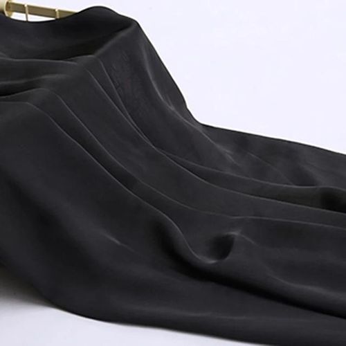 Soft Satin Silky Chiffon Fabric Solid Color Fabric For Dress Pajamas White Black Red Pink Green Peach Burgundy Blue
