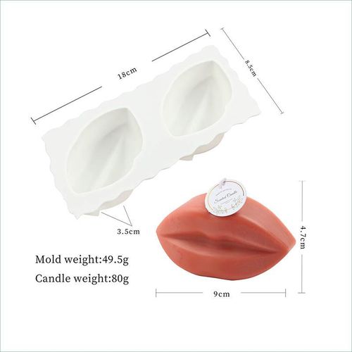 3d -Knot And Mouth Silicone Candle Mold Handmade Soy Wax Resin Soap Mould Scented Candle Making Molds Craft S Home Decor
