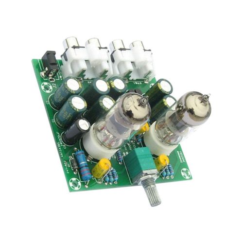 Aoshike 6J1 Valve Tube Preamp Bile Buffer DIY Kit Pre-amp Amplifier Board Headphone Amp Preamplifier,Default NO5245