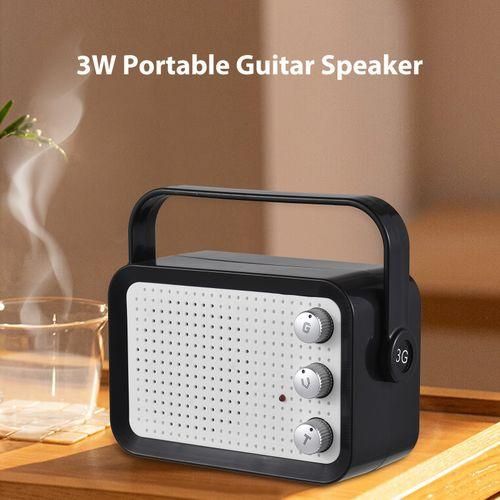 Mini Guitar Amp 3W Portable Guitar Speaker  9V MP3 Playback