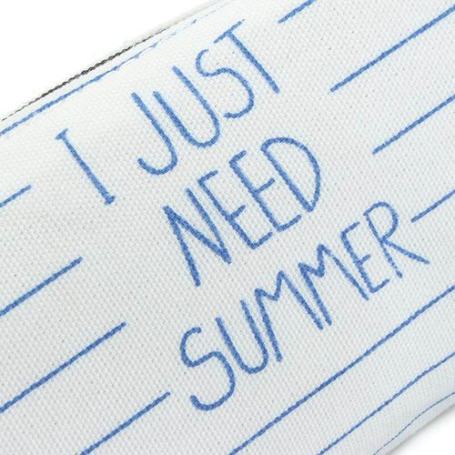 1 Pc Words Canvas School Pencil Case Stationery Storage Organizer Pen Bags Pouch Kawaii Pencil Bag Escolar Papelaria Pencilcase nice