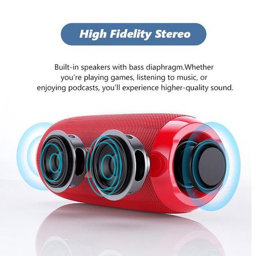 Caixa De Som Bluetooth Speakers Portable Waterproof Fm Radio Home Theatre System Haut-Parleurs Subwoofer Boombox Parlantes Sonos