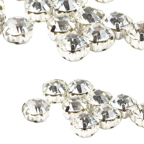 100pcs Rhinestone Loose Faceted Beads Wedding