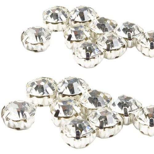 100pcs Rhinestone Loose Faceted Beads Wedding