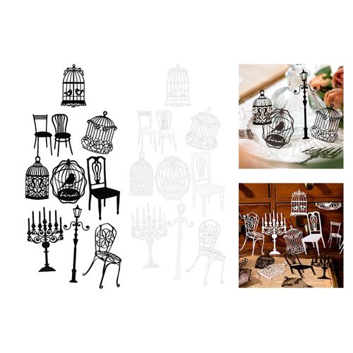 20 Pieces  For Scrapbooking Decorative Chair