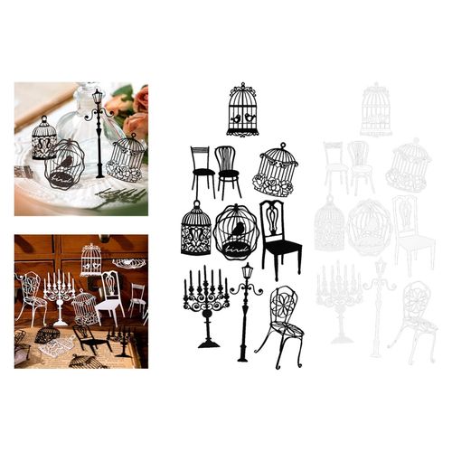 20 Pieces  For Scrapbooking Decorative Chair