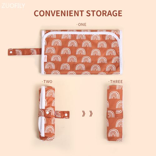 Foldable Baby Waterproof Diaper Changing Pads Portable Cartoon Reusable Infant Bedding Nappy Burp Baby Care Mattres Changing