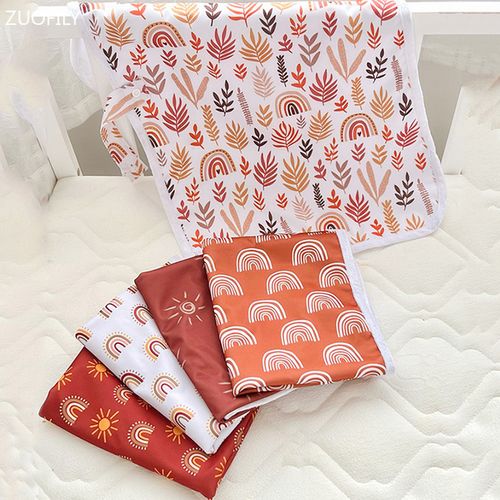 Foldable Baby Waterproof Diaper Changing Pads Portable Cartoon Reusable Infant Bedding Nappy Burp Baby Care Mattres Changing