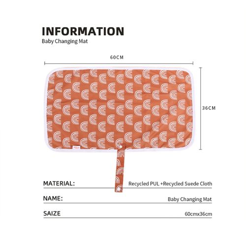Foldable Baby Waterproof Diaper Changing Pads Portable Cartoon Reusable Infant Bedding Nappy Burp Baby Care Mattres Changing