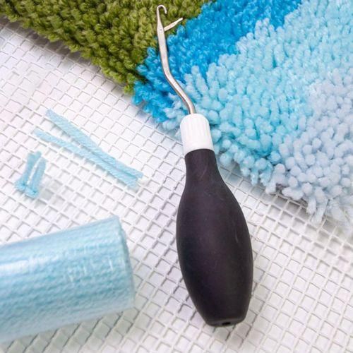 Bent Latch Hook Tool For Rug Crochet  Carpet Hook For
