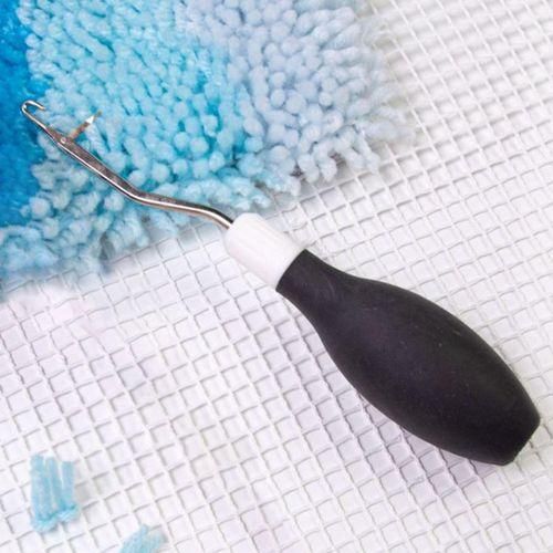 Bent Latch Hook Tool For Rug Crochet  Carpet Hook For