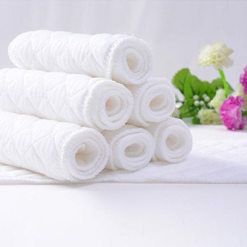 10 Pieces Cotton Diapers Products Three Washable Reusable Baby Diaper Pad Kids Changing Pads Using Accessories 32x12cm