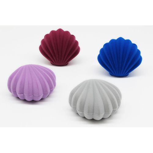 Creative shell shaped earrings, ring boxes, jewelry packaging boxes, gift boxes, proposal gifts