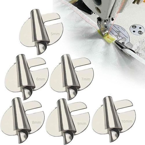 3mm-10mm Sewing Rolled Hemmer Puller Stainless Steel Old Sewing Machine Presser Hemming Foot Diy Crafts Sewing Accessories