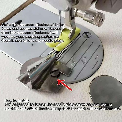 3mm-10mm Sewing Rolled Hemmer Puller Stainless Steel Old Sewing Machine Presser Hemming Foot Diy Crafts Sewing Accessories