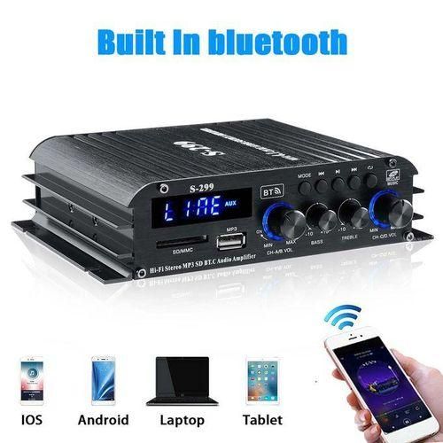 4400W 4.1Channel Mini HiFi Digital Bluetooth Wireless Power Amplifier Car Home Audio Stereo Speakers BAmplifier USBSD AUX